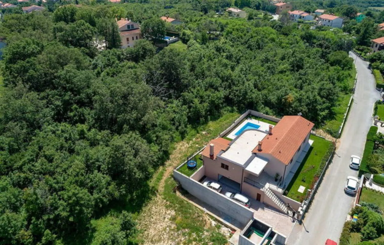 Villa Milica Near Labin For 8 People With Private Pool & Kids Playground - Pet Friendly